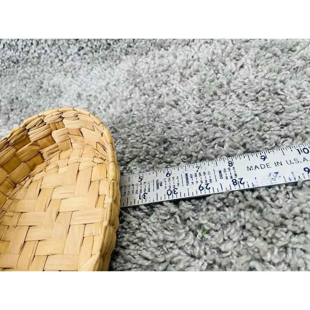 Wicker Basket Small Home Decor Any Room Farmhouse Style 3inX4inX6in Brown